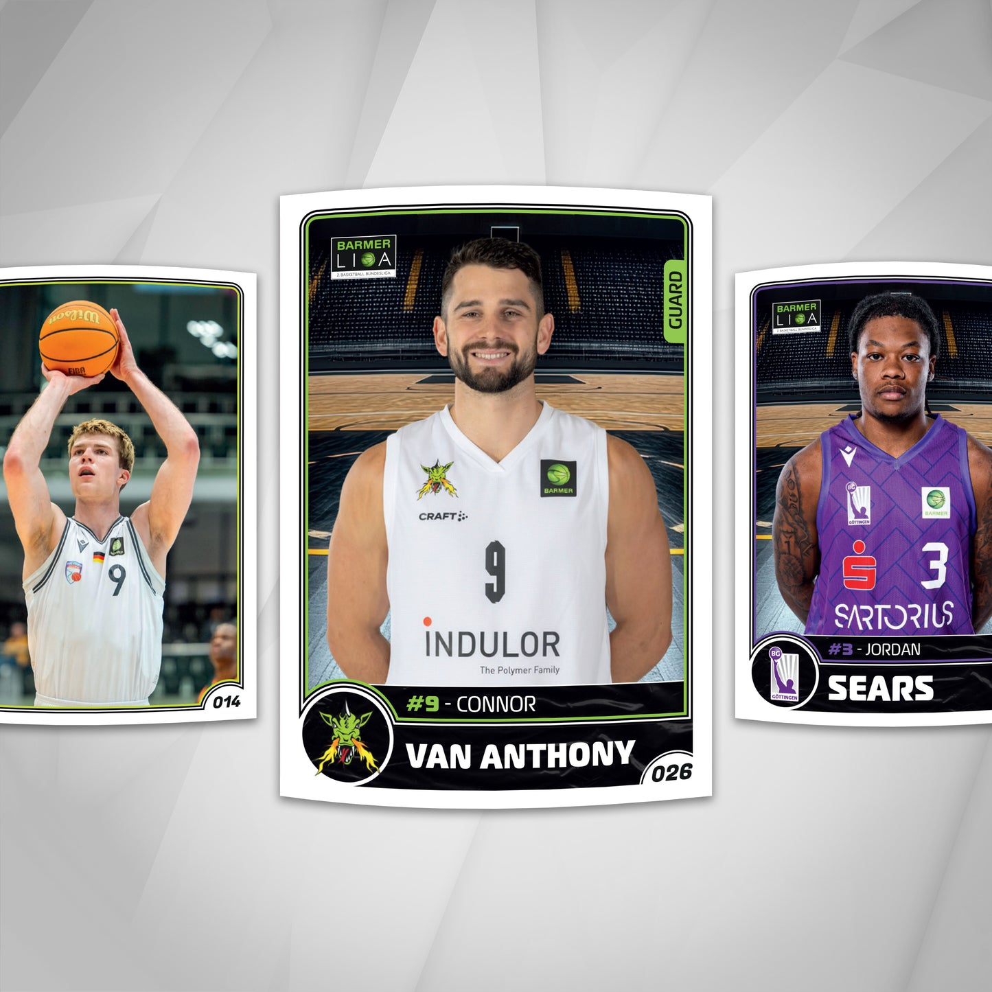 2. Basketball Bundesliga Sticker Saison 25/26 – 50 Packs