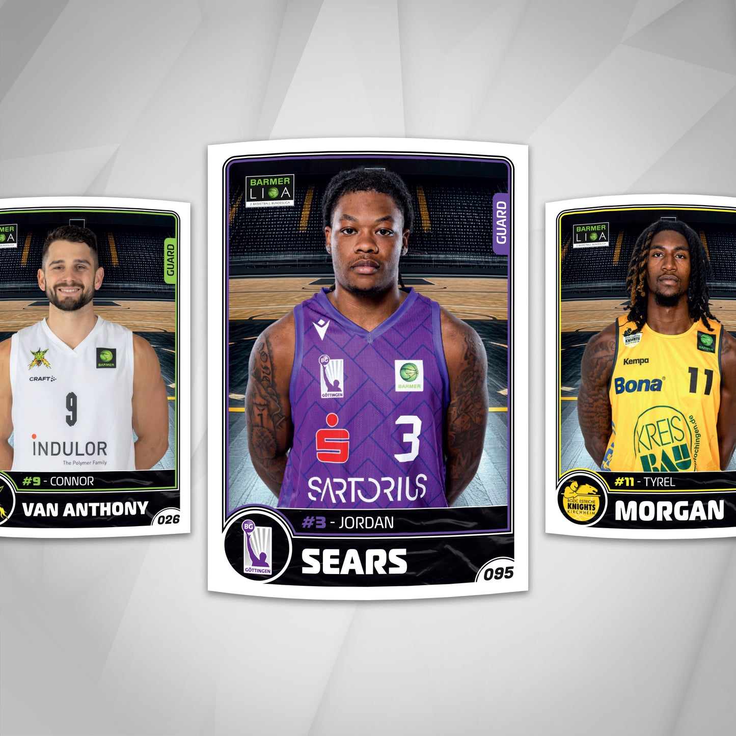 2. Basketball Bundesliga Sticker Saison 25/26 – 50 Packs