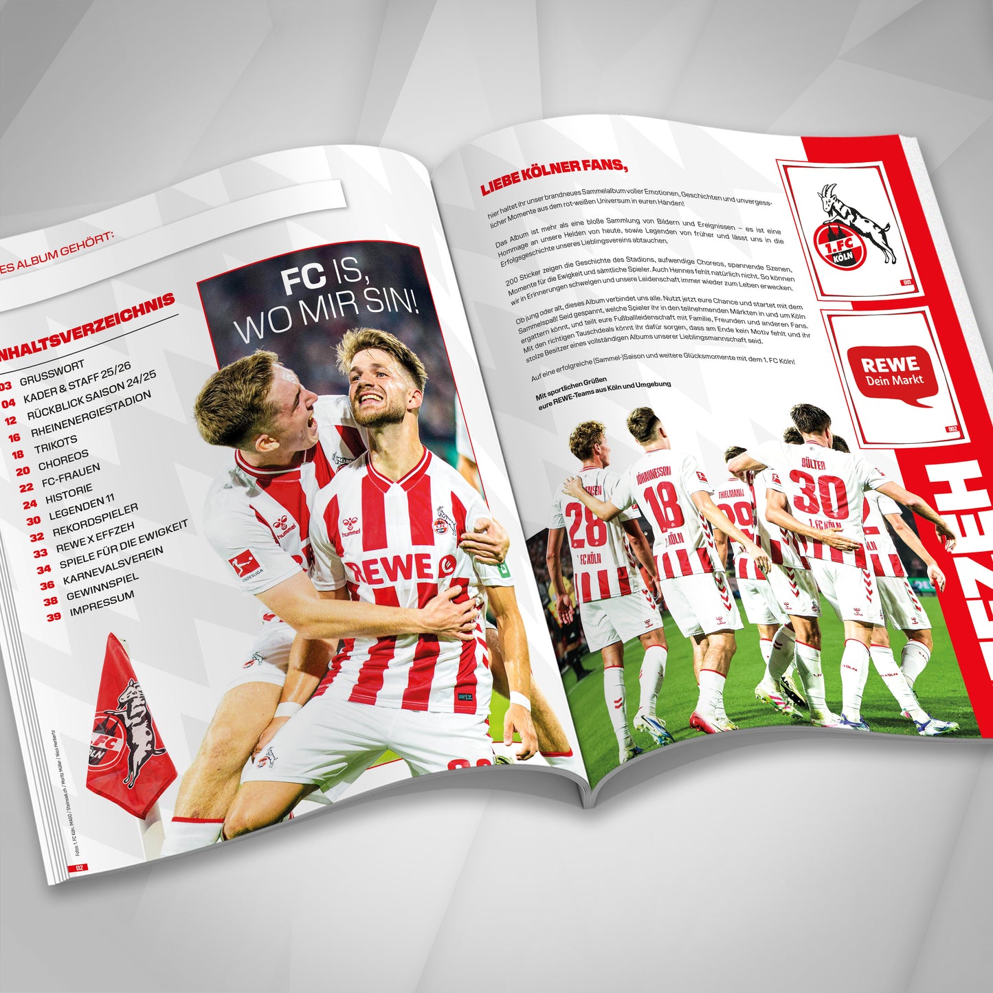 1. FC Köln Sammelalbum – Saison 25/26