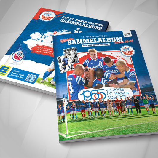 F.C. Hansa Rostock 60 Jahre Jubiläum Sammelalbum – Saison 25/26