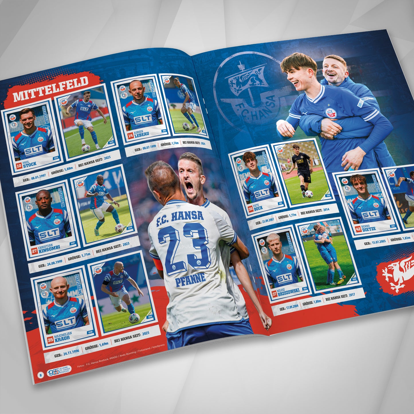 F.C. Hansa Rostock Sammelalbum – Saison 25/26