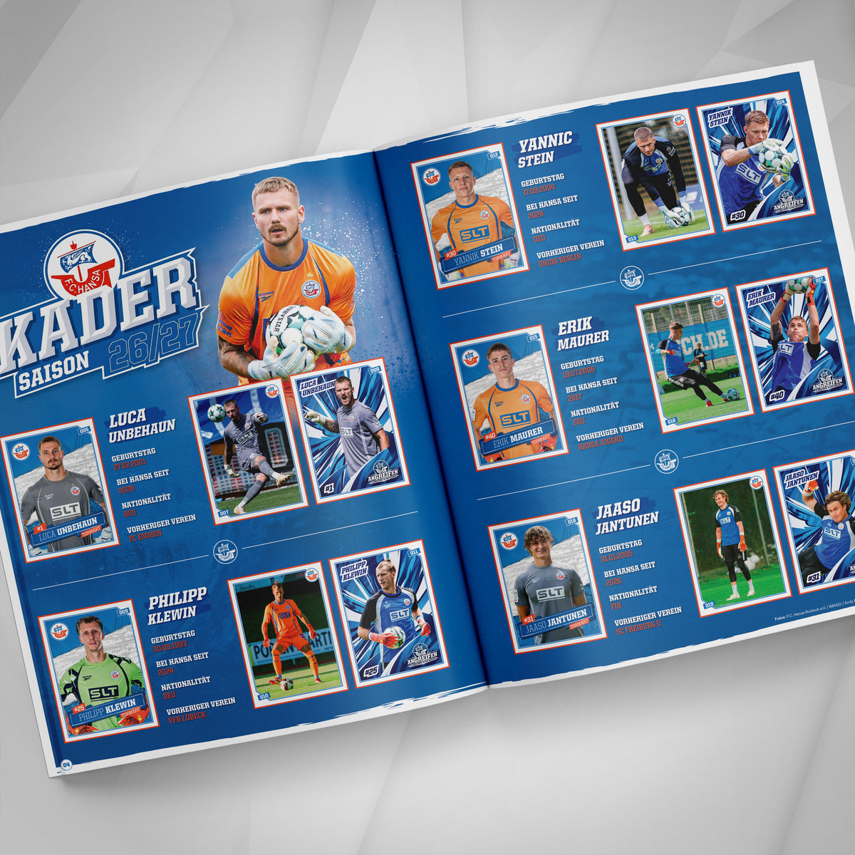 Hansa Rostock Sammelalbum – Saison 2026/27