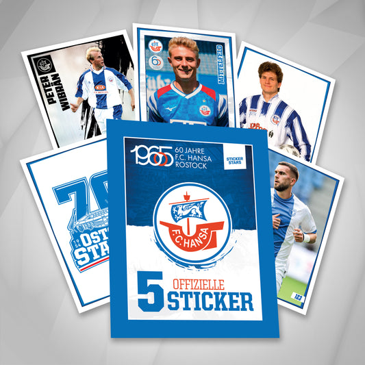 F.C. Hansa Rostock Stickerbox 60 Jahre Jubiläum – 100 Packs