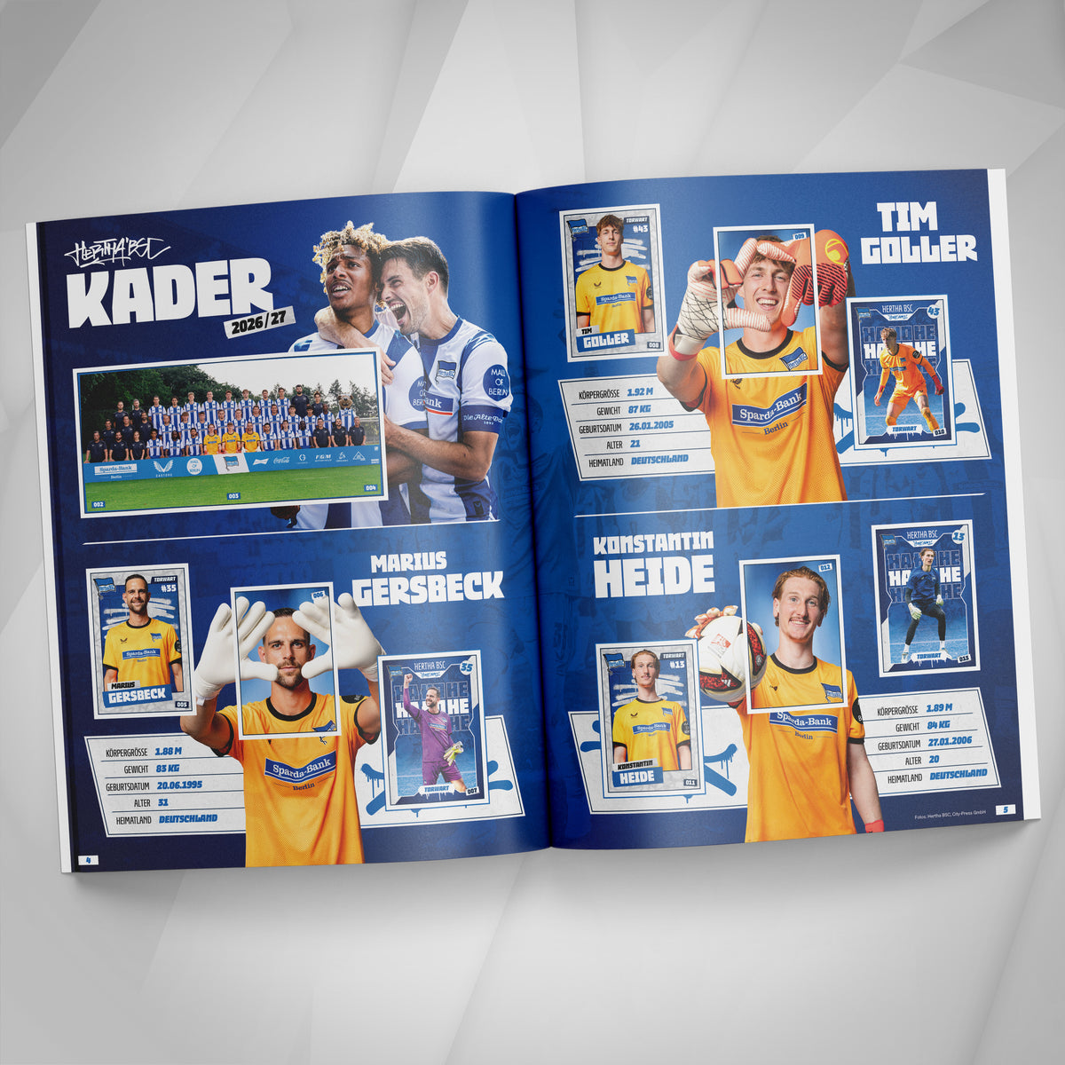 Hertha BSC Sammelalbum – Saison 2026/27
