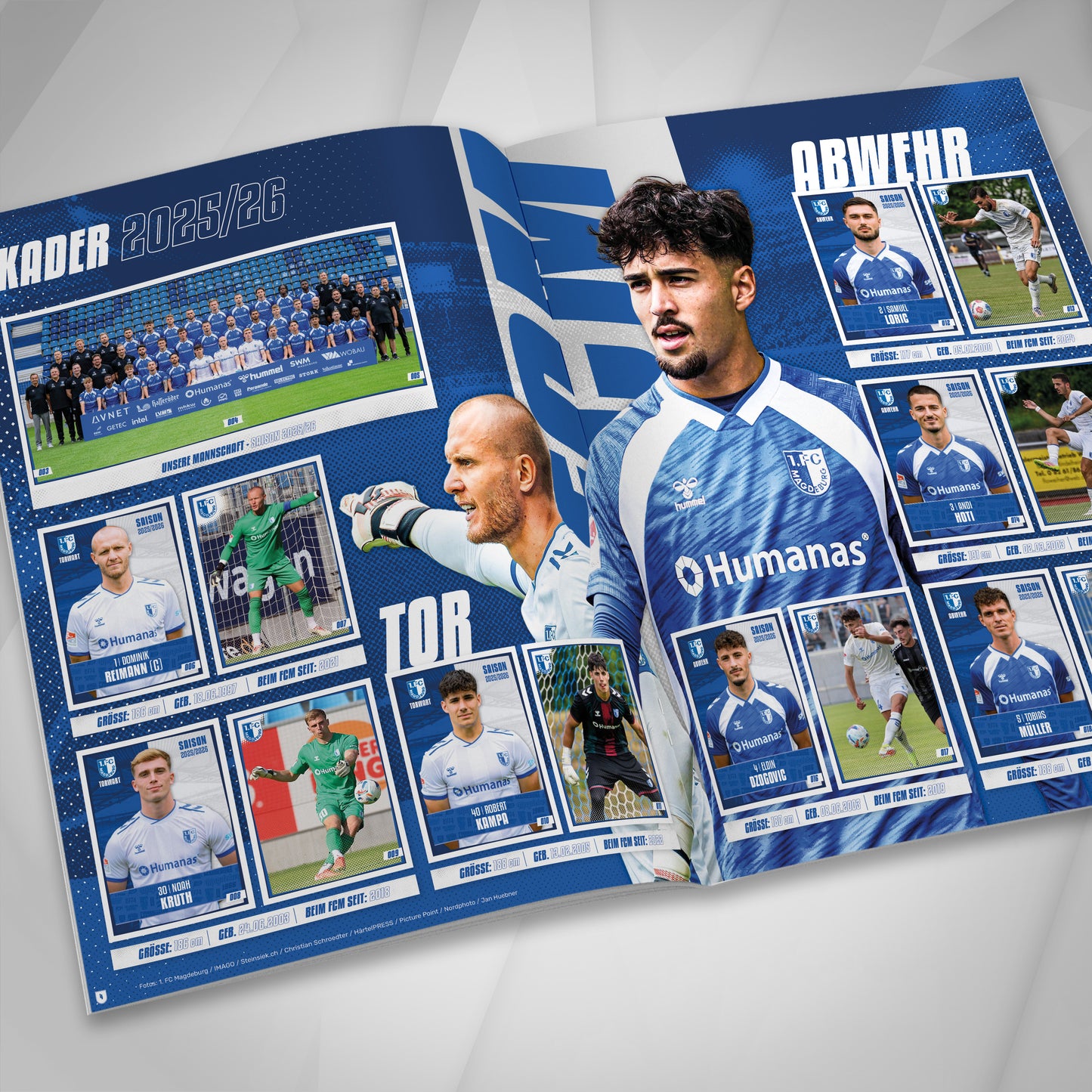 1. FC Magdeburg Sammelalbum – Saison 25/26